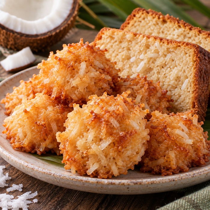 Trinidad and Tobago-style coconut sweets made with grated coconut