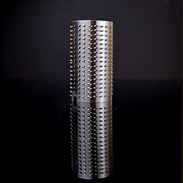 Fine grating drum blade for Grandma Ann's Electric Grater, upright view